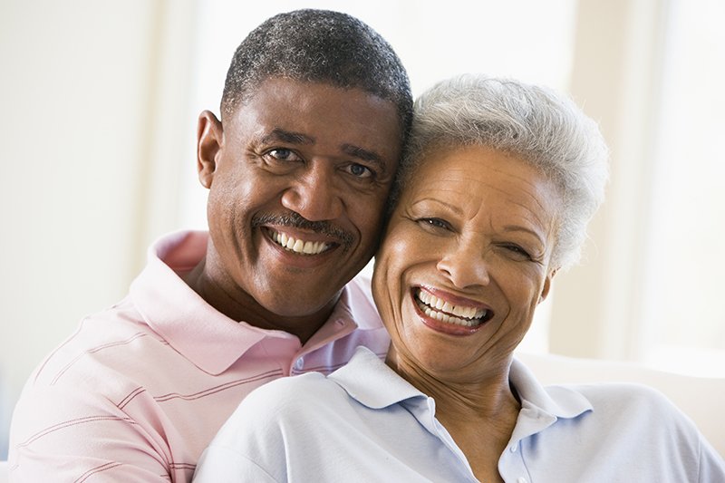 Senior Couple with Dental Implants at Warren Laser Dentistry